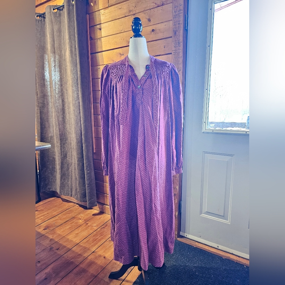 1970s Laura Ashley Smock Dress